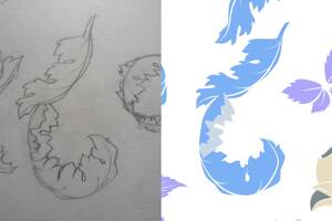 How to Draw an Acanthus Leaf